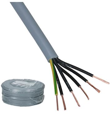 6x1,5 (Flex Cu) LSZH LIHH-JZ 500v Grijs B2ca